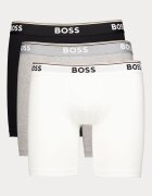 BOSS Боксерки с лого на талията - 3 чифта Черен/Сив/Син