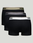 BOSS Боксерки с памук 3 чифта Черен