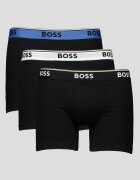 BOSS Боксерки с памук - 3 чифта Черен