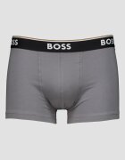 BOSS Боксерки с памук - 3 чифта Сив/Черен