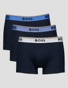 BOSS Боксерки с памук - 3 чифта Тъмносин