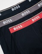 BOSS Боксерки с памук - 3 чифта Тъмносин