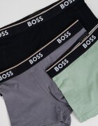 BOSS Боксерки с памук - 3 чифта Зелен/Черен/Сив