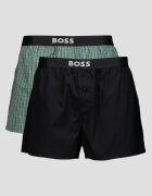 BOSS Боксерки с принт - 2 чифта Зелен/Черен
