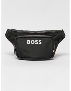 BOSS Чанта за кръста Catch с релефно лого - Бял/Черен