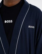 BOSS Халат за баня с контрасти Тъмносин
