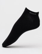 BOSS Къси чорапи - 3 чифта Черен/Сив