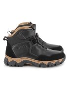 BOSS Kidswear Боти с велур Черен/Бежов