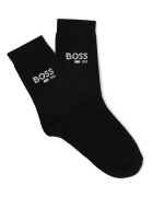BOSS Kidswear Дълги чорапи 2 чифта Черен