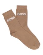 BOSS Kidswear Дълги чорапи 3 чифта Бял/Черен/Светлокафяв