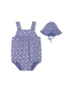 BOSS Kidswear Гащеризон с десен и шапка