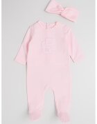 BOSS Kidswear Гащеризон тип ританки с лента за глава с панделка - 2 части