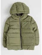 BOSS Kidswear Капитонирано зимно яке с качулка