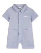 BOSS Kidswear Къс гащеризон с шапка Лавандула