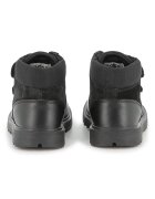 BOSS Kidswear Кожени боти с велкро Черен