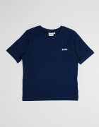 BOSS Kidswear Памучни тениски с лого 2 броя Бял/Тъмносин