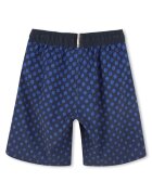 BOSS Kidswear Плувни шорти с шарка Тъмносин