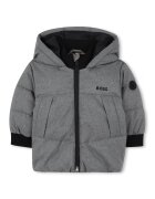 BOSS Kidswear Подплатен зимно яке с качулка