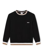 BOSS Kidswear Пуловер с памук и вълна