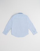 BOSS Kidswear Риза с дълги ръкави Светлосин