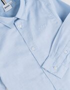 BOSS Kidswear Риза с дълги ръкави Светлосин