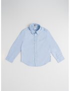 BOSS Kidswear Риза с дълги ръкави - Бял/Черен