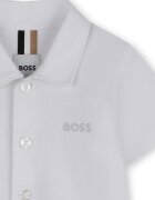 BOSS Kidswear Риза с къси ръкави Бял