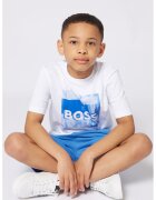 BOSS Kidswear Шорти с памук със скосени джобове