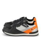 BOSS Kidswear Спортни обувки с еко кожа - Черен/Оранжев