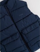 BOSS Kidswear Стандартен елек с цип Тъмносин