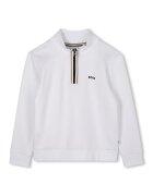 BOSS Kidswear Суитшърт с къс цип