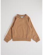 BOSS Kidswear Суитшърт с ръкави реглан - Слонова кост/Камел