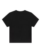 BOSS Kidswear Тениска с контрастно лого Бял/Черен