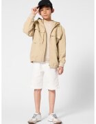BOSS Kidswear Яке с качулка и джобове - Бежов