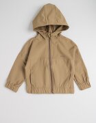 BOSS Kidswear Яке с качулка и лого Камел