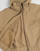 BOSS Kidswear Яке с качулка и лого Камел