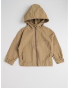 BOSS Kidswear Яке с качулка и лого - Камел