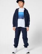 BOSS Kidswear Яке с качулка и лого Ултрамарин синьо