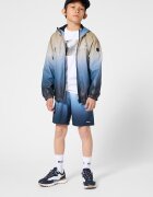 BOSS Kidswear Яке с приливащи се нюанси и качулка Бежов/Син