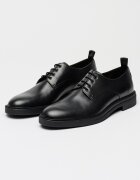 BOSS Кожени обувки Calev Derby Черен