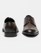 BOSS Кожени обувки Derek Derby Тъмнокафяв