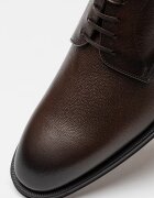 BOSS Кожени обувки Derek Derby Тъмнокафяв