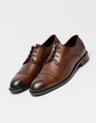 BOSS Кожени обувки Tayil Brogue Кафяв