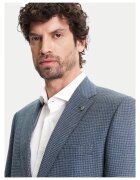 BOSS Мъжко сако стандартна кройка тъмносиньо