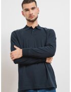 BOSS Памучна блуза Pe_Interlock с яка