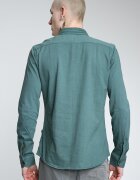 BOSS Риза Myjersey с копчета на яката Аква зелено