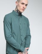 BOSS Риза Myjersey с копчета на яката Аква зелено