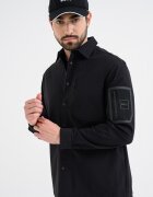 BOSS Шакет с джобове Черен