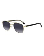 BOSS Слънчеви очила Aviator с лого - Златист/Черен