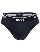 BOSS Слипове с лого - 3 чифта Черен
